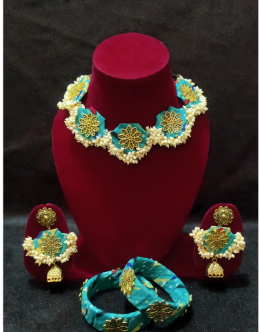 Handmade Fabric Jewellery Set for Women